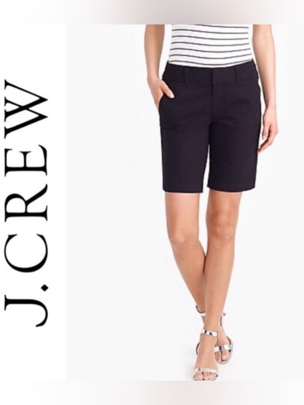 J. Crew Women’s size 12 black Bermuda Shorts